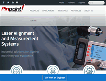 Tablet Screenshot of pinpointlaser.com